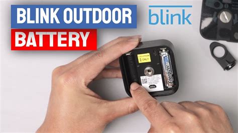 how to change blink doorbell battery|blink outdoor camera battery change.